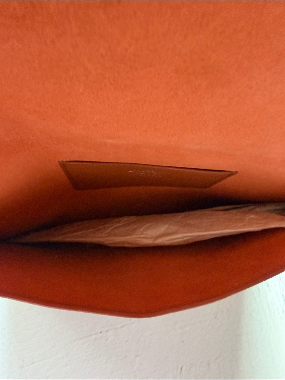 Salvatore Ferragamo Leather Envelope Clutch - Picture 13 of 17